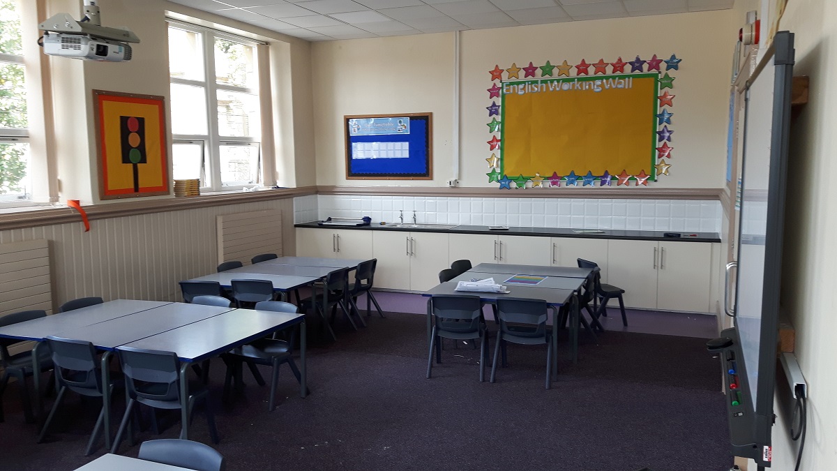 Classroom Makeover Creates More Space!