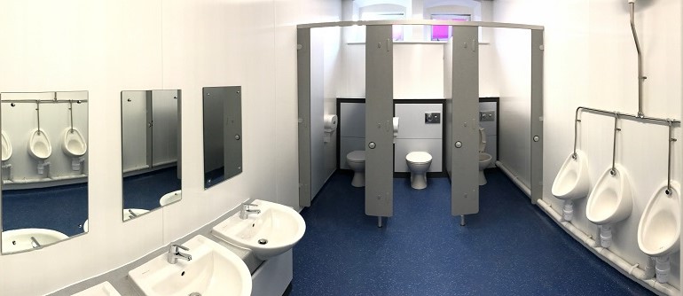 Sparkling new School Toilets